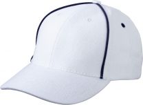 Gebürstete 6 Panel Cap mit Paspeln Myrtle Beach MB 6562