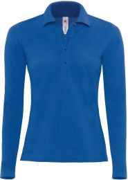 Damen Piqué Polo langarm B&C Safran Pure LSL /women