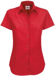 Twill Bluse kurzarm B&C Sharp SSL /women