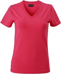 Damen V-Neck T-Shirt James & Nicholson JN 04