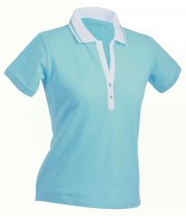 Damen Stretch Piqué Polo James & Nicholson JN 158