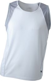 Herren Lauf Shirt ärmellos James & Nicholson JN 395