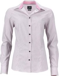 "Popeline Bluse ""Diamonds"" James & Nicholson JN 669"