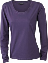 Damen T-Shirt langarm James & Nicholson JN 903