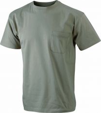 Herren T-Shirt mit Brusttasche James & Nicholson JN 920