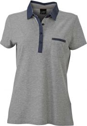 Damen Melange Piqué Polo James & Nicholson JN 989