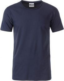 Herren Bio T-Shirt mit Rollsaum James & Nicholson JN 8002