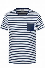 Herren T-Shirt gestreift James & Nicholson JN 8028