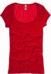 Damen Ripp T-Shirt Bella + Canvas 8703