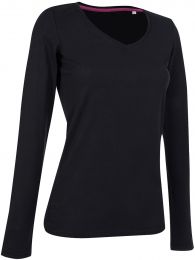 Damen T-Shirt langarm Stedman V-Neck T ""Claire"" LSL