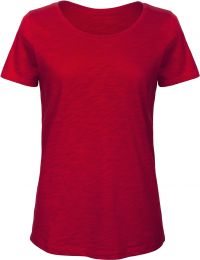 Damen Medium Fit Slub Bio T-Shirt B&C TW047 Slub /women