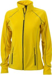 Damen Struktur Fleece Jacke James & Nicholson JN 596