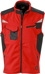 Workwear Sommer Softshell Gilet James & Nicholson JN 845