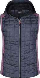 Damen Strick Hybrid Gilet James & Nicholson JN 767