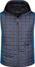 Herren Strick Hybrid Gilet James & Nicholson JN 768