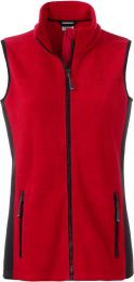 Damen Workwear Fleece Gilet James & Nicholson JN 855