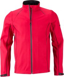 Herren Softshell Jacke mit abzippbaren Ärmeln James & Nicholson JN 1122