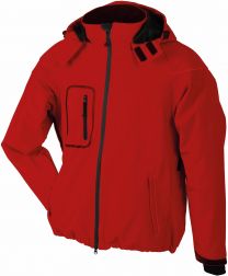 Herren 3-Lagen Winter Softshell Jacke James & Nicholson JN 1000