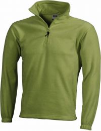 Fleece Pullover mit 1/4 Zip James & Nicholson JN 43