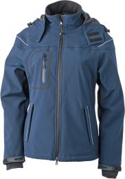 Damen 3-Lagen Winter Softshell Jacket James & Nicholson JN 1001