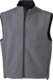 Herren 3-Lagen Softshell Gilet James & Nicholson JN 136