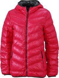 Leichte Damen Daunen Kapuzenjacke James & Nicholson JN 1059