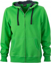 Schwere Herren Kapuzenjacke James & Nicholson JN 595