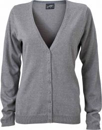 Damen V-Neck Cardigan James & Nicholson JN 660