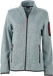 Damen Strickfleece Jacke James & Nicholson JN 761