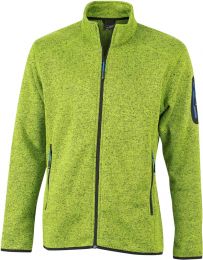 Herren Strickfleece Jacke James & Nicholson JN 762