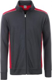 Herren Workwear Sweat Jacke - Level 2 James & Nicholson JN 870