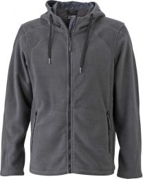 Herren Kapuzen Fleecejacke James & Nicholson JN 998