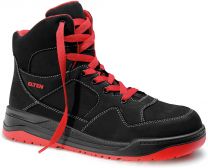 Sicherheitsschnürstiefel "MAVERICK BLACK-RED MID" ESD S3