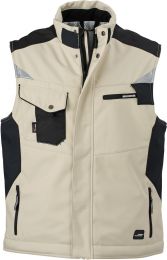 Workwear Winter Softshell Gilet James & Nicholson JN 825