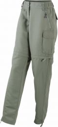 Damen Zip Off Trekking Hose James & Nicholson JN 1029