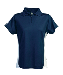 Damen "Cool Dry" Poloshirt Pique, zweifärbig Auslaufartikel