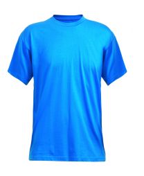 Rundstrick-T-Shirt mit Rundhalsausschnitt