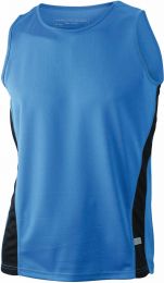 Herren Lauf Shirt ärmellos James & Nicholson JN 305