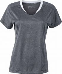 Damen V-Neck Lauf Shirt James & Nicholson JN 471