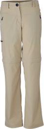 Damen Stretch Zipp-Off Hose James & Nicholson JN 582