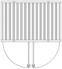 Gasflaschenlager GLH 3x2