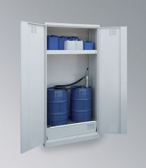 Chemikalienschrank für zwei 60L - Fass CHS-2FAS 950