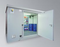 Brandschutzcontainer BSC4 mit einflügeliger Tür