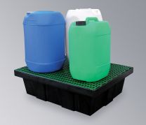 PE - Wanne 60 ltr, PE-100-EP22, m. PE-Gitterrost